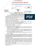 Ap Police Si Prelims2016 Civil Gsquestionpaperd PDF
