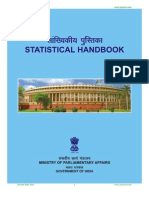 Statistical Handbook of Ministry of Parliamentary Affairs India