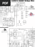 Marantz PM 151 Schematic