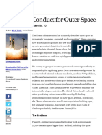 A Code of Conduct for Outer Space - Council on Foreign Relations