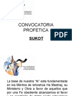 Convocatoria Profetica de Sukot