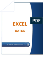 Manual Excel Datos