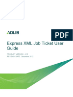 Express XML Job Ticket