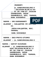 Daftar Nama Prona