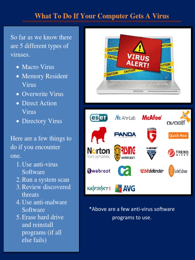 Internet Safety: What To Do If Your Computer Gets A Virus – SHTI