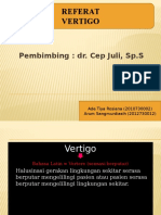 Referat Vertigo Dr. Cep