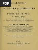 Collection de Monnaies Et Médailles de L'amérique Du Nord de 1652 À 1858 / Par Alexandre Vattemare