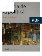 Colomer, Ciencia de La Politica