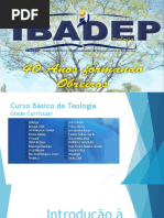 Aula 01 - Introdução à Teologia