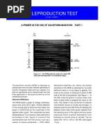 Teleproduction Test: A Primer in The Use of Waveform Monitors Part 1