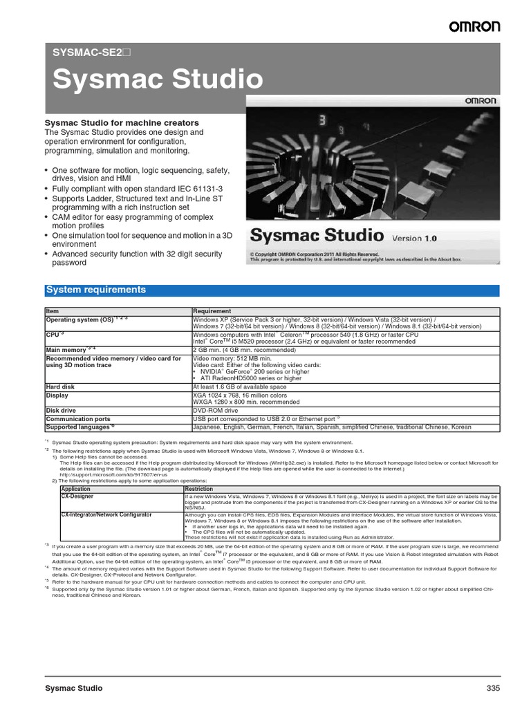 Syscat I181e En 07 Sysmac Studio Pdf Subroutine Microsoft Windows