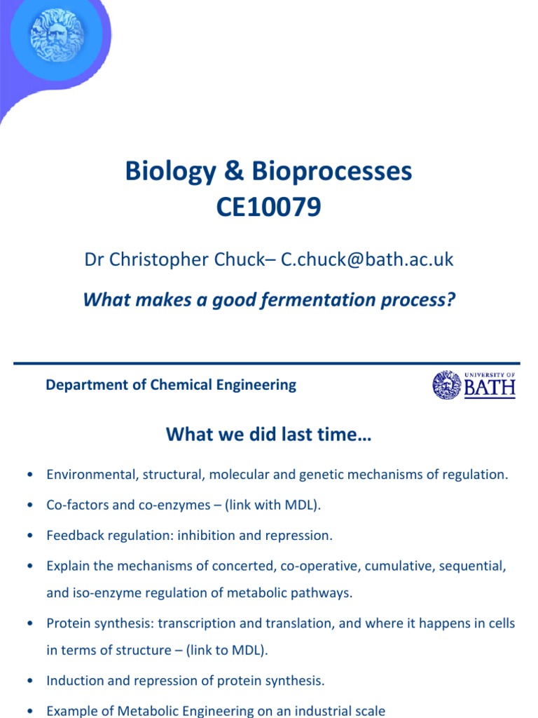 Key Factors in Fermentation Processes | PDF | Biology | Life Sciences