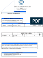 Educación Familia y Nutrición EDU329