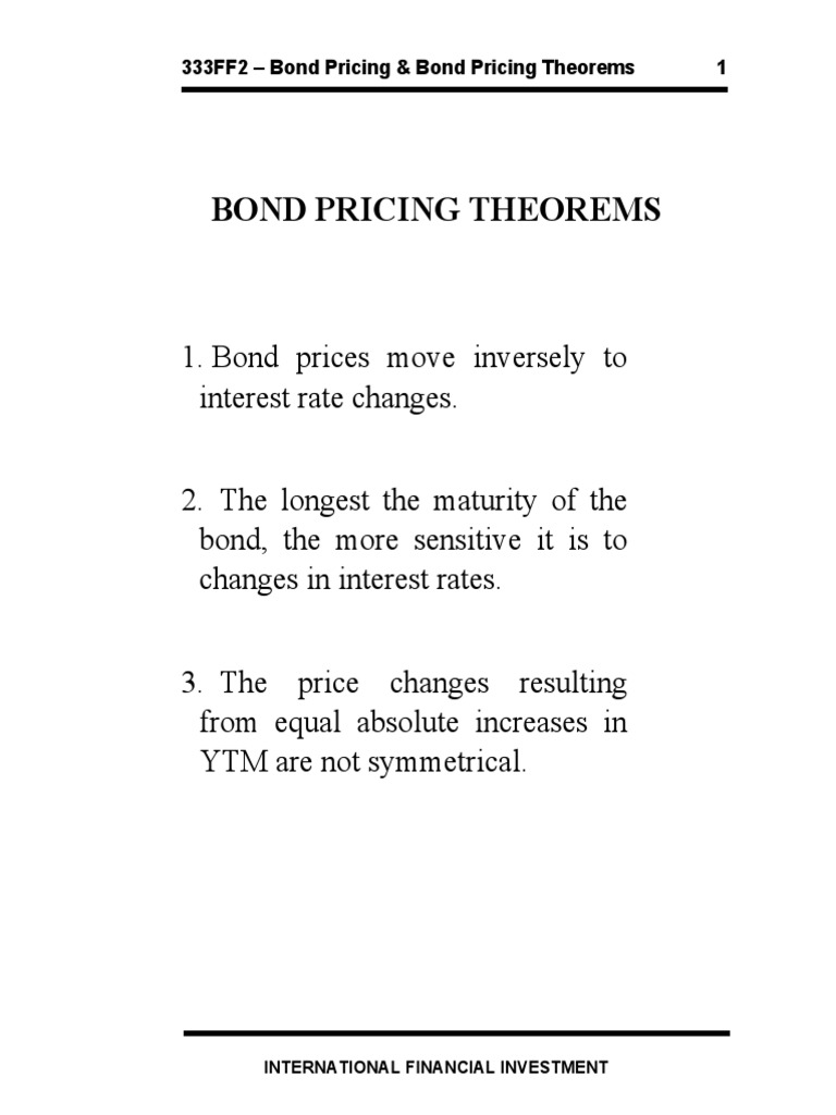 fair price of a bond meaning