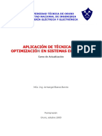 Aplicación de Técnicas de Optimización en Sistemas Eléctricos PDF
