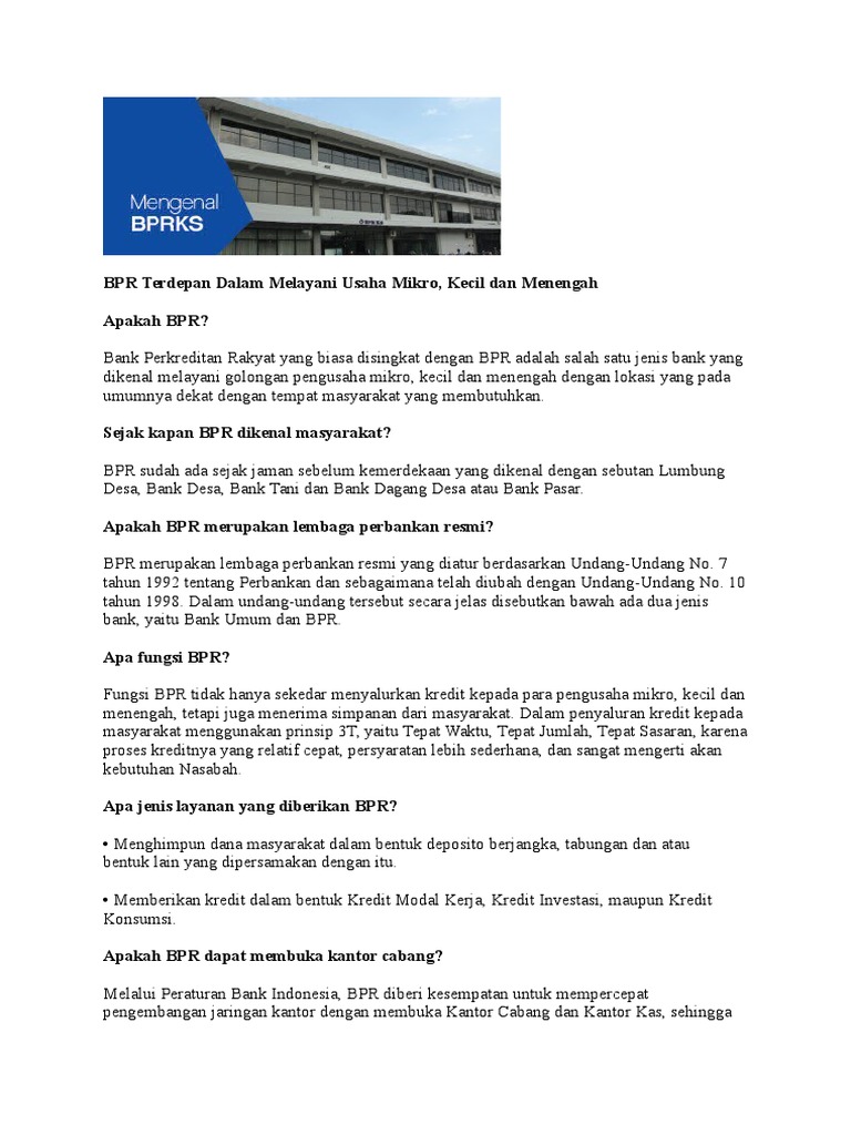 BPR Ks | PDF