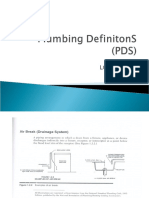 Plumbing DefinitonS (PDS)