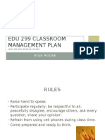 Edu 299 Classroom Managment