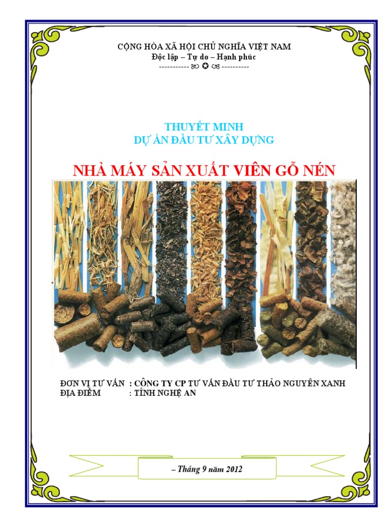 Du An Dau Tu Xay Dung Nha May San Xuat Vien Go PDF | PDF