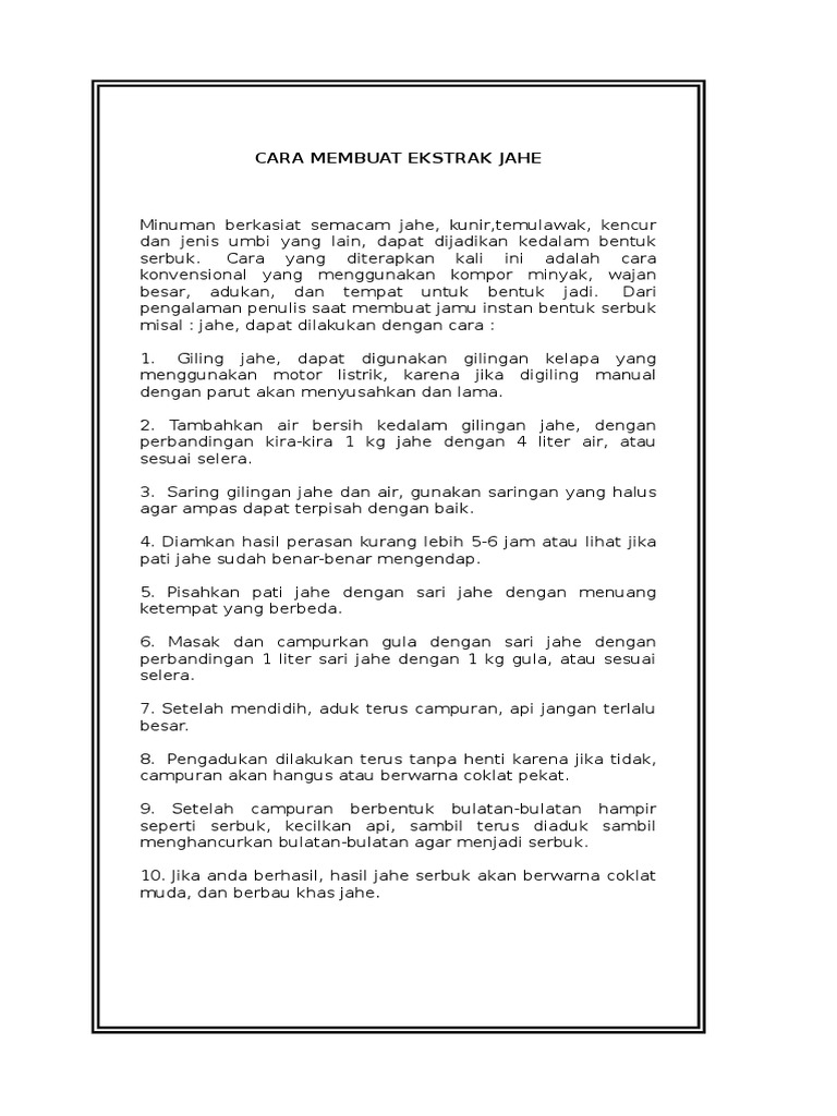 Kandungan Gizi Jahe dan Manfaat Jahe bagi Kesehatan