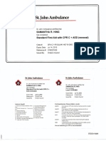 ST John Ambulance Certificate 071416