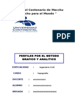 Perfil Analitico y Grafico