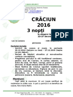 Oferta Bolboci Craciun 2016