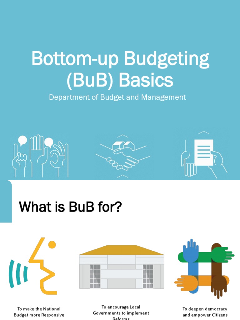 BottomUp Budgeting 101 PDF Government Public Sphere