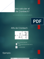 Como Calcular El Alfa de Cronbach