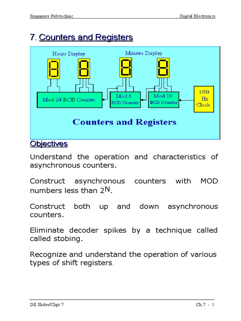 CH 7 | PDF | Digital Electronics | Electrical Engineering