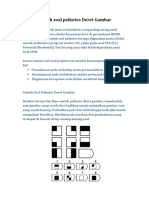 Contoh Soal Psikotes Deret Gambar PDF