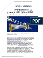 Smooshed Diamonds - A Window Into Exoplanets - Science News For Students