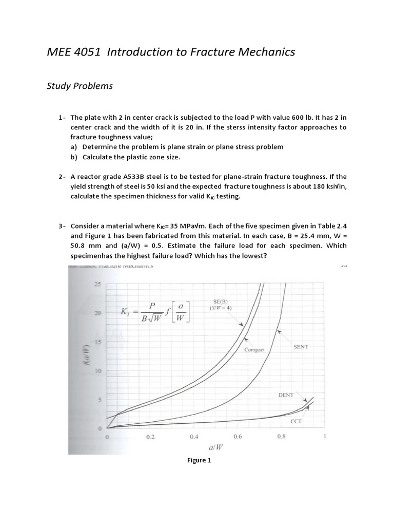 Fracture Toughness Calculations Guide | PDF | Science & Mathematics ...
