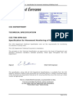 Specification For Movement Monitoring of Railway Track 1