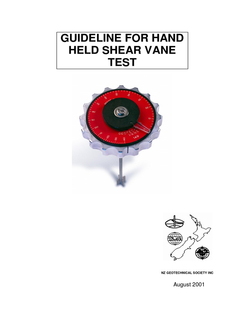 Guideline For Hand Held Shear Vane Test | PDF | Geotechnical ...