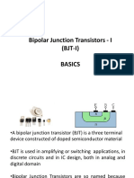 Bipolar Junction Transistors - I (BJT-I) Basics