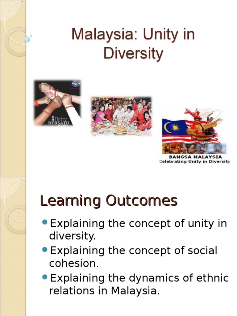 Unity in Diversity in Malaysia | PDF | Malaysia | Ethnic Groups