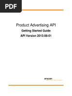 Getting Started Guide - Amazon Product Advertising API