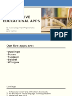 Learning English Using Apps