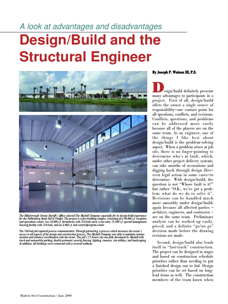 Design-Build and The Structural Engineer | PDF | Engineer | Design
