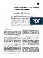 Finite Element Analysis of Vibration and Damping of Laminated Composites