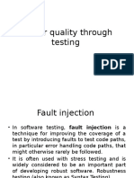 Better Quality Through Testing