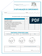 Auto-Avaliação Semanal Do Comportamento 