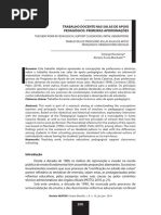 Machado, Trabalho Docente Na Sala de Apoio