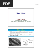 Planar Failure Analysis in Rock Slopes | PDF | Civil Engineering ...