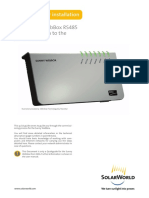 SW Quickguide SMA Sunny WebBox RS485 US 101126