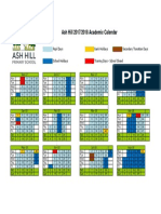 Academic Calendar 2017-2018