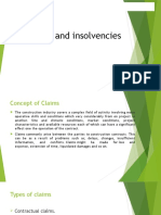 Claims and Insolvencies (1)