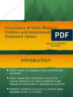 Occurrence of Otitis Media in Children and Assessment of Treatment Option