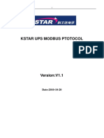 Kstar Ups Modbus Protocol v1 1 - en - Hpm3300hip3300ydc3300